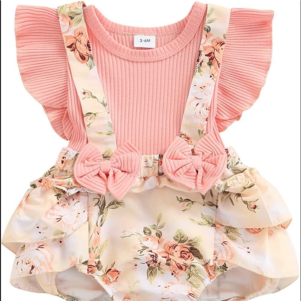 NWT 3-6 Month Newborn Baby Girls Outfit Infant